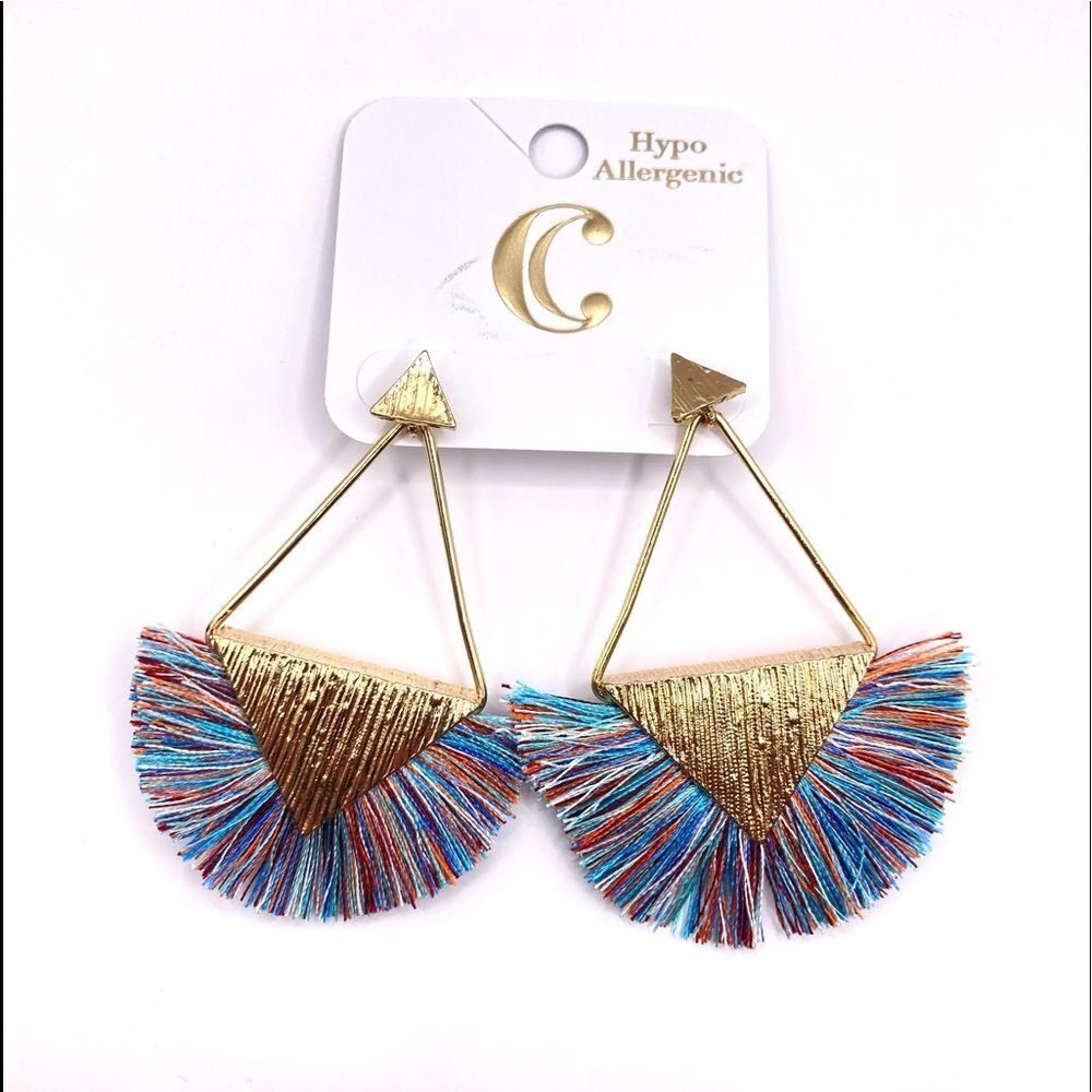 Charming Charlie Women’s tassel dangle earrings